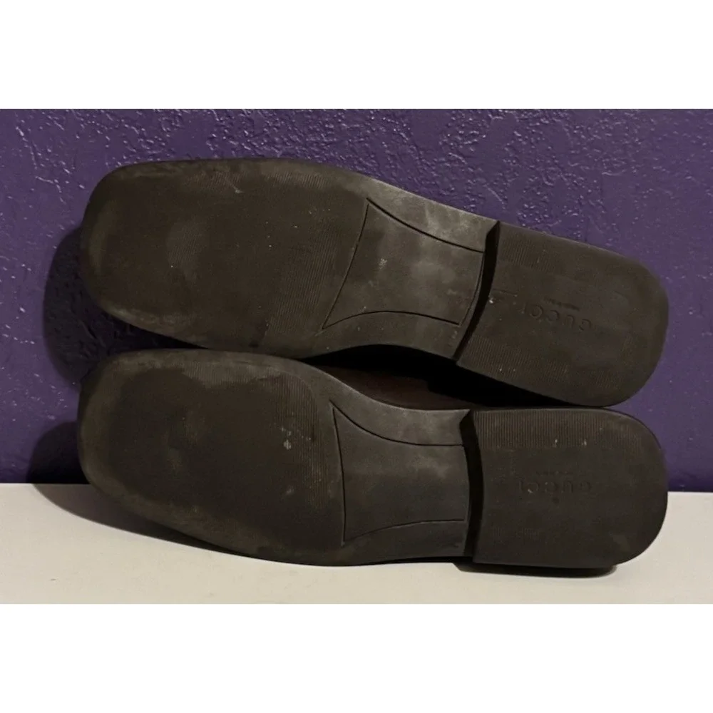 Gucci brown leather